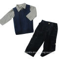 Children's Suits, Includes Shirt, Vest and Pant, Available in Various Sizes